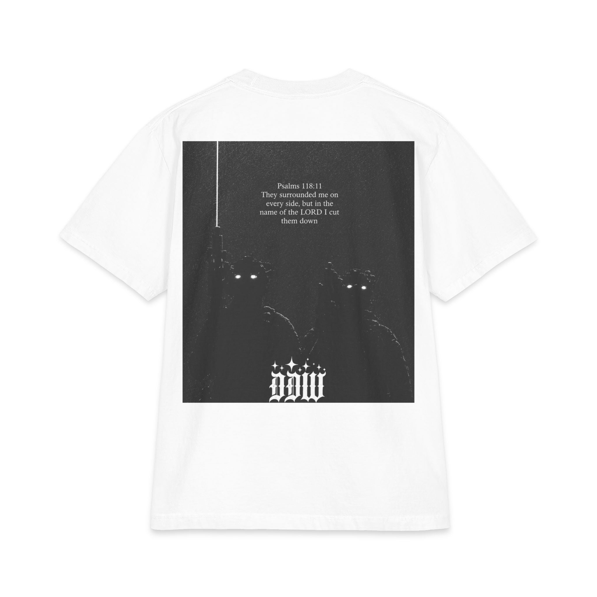 Surrounded But Never Defeated Heavyweight Short Sleeve