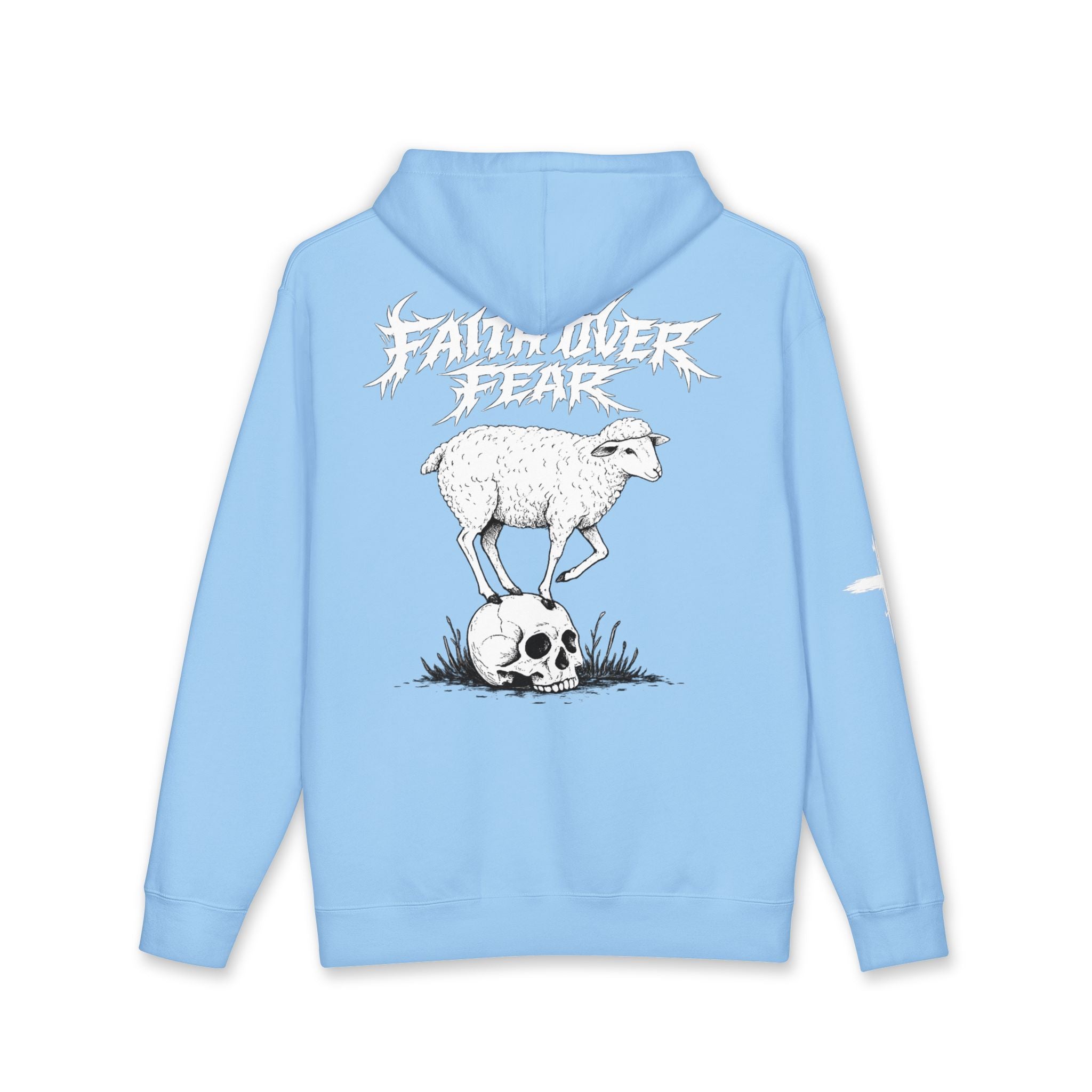 Faith Over Fear Heavyweight Hooded Sweatshirt