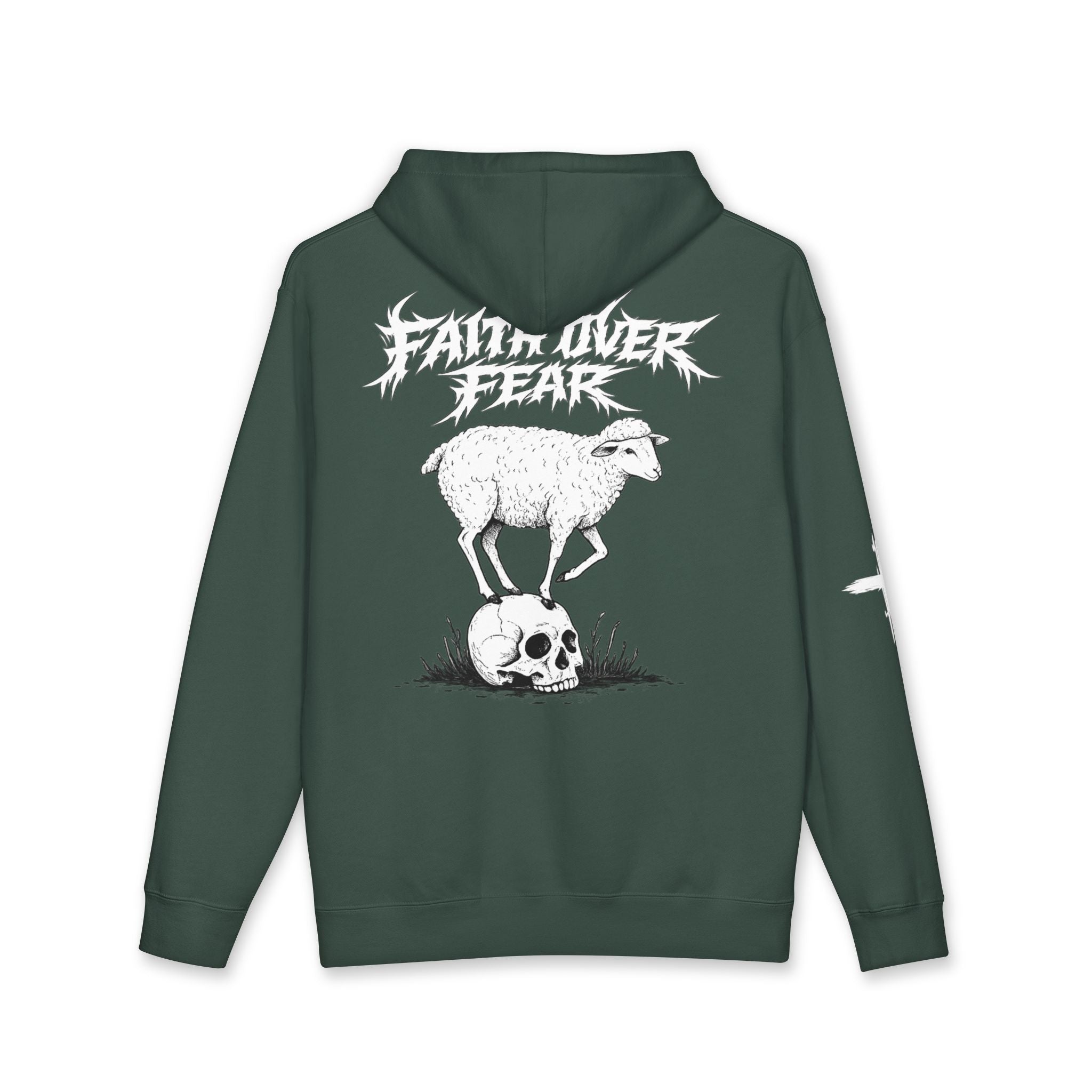 Faith Over Fear Heavyweight Hooded Sweatshirt