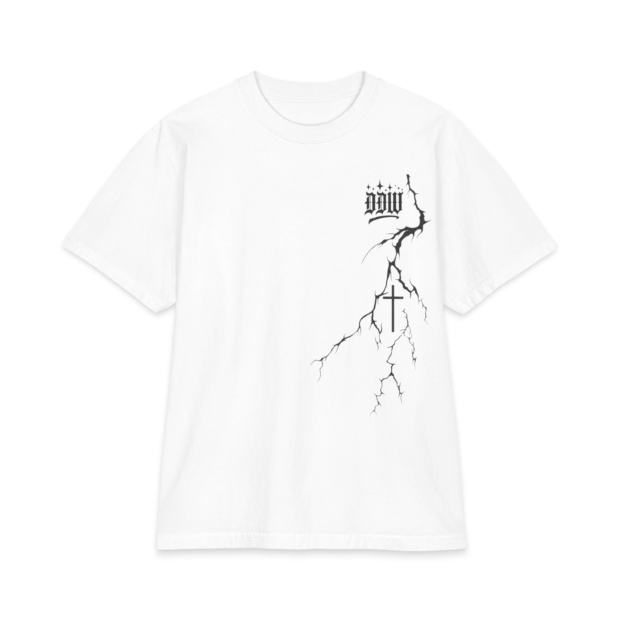 Surrounded But Never Defeated Heavyweight Short Sleeve